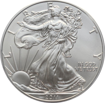 USA 1 Dollar 2011 Silver Eagle - 1 Unze Feinsilber